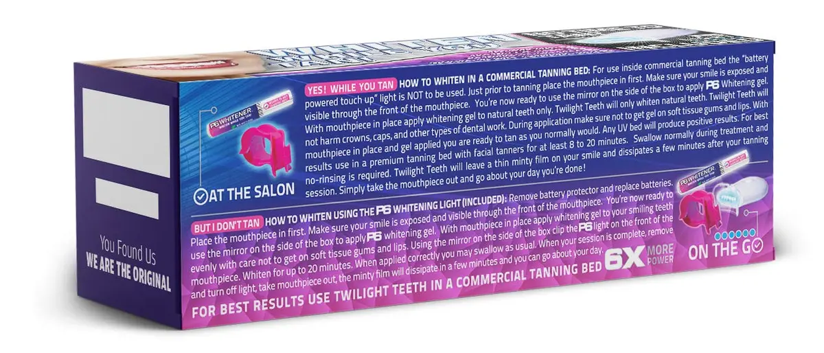 Twilight Teeth Home and Salon Whitening Kit | UV & Heat Accelerated Teeth Whitener (1 Count) - view 3