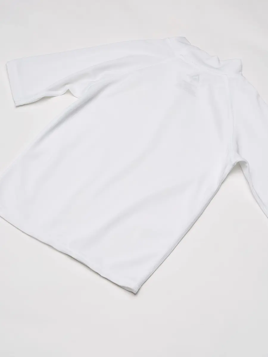 Kanu Surf Fiji UPF 50+ Sun Rashguard 2T | Quick Dry, White, Toddler Boys - view 3