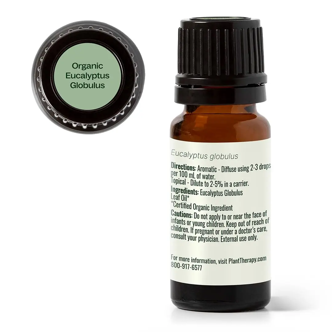 Plant Therapy Organic Eucalyptus Globulus Essential Oil 10 mL | Supports Clear Breathing & Blood Circulation - view 8