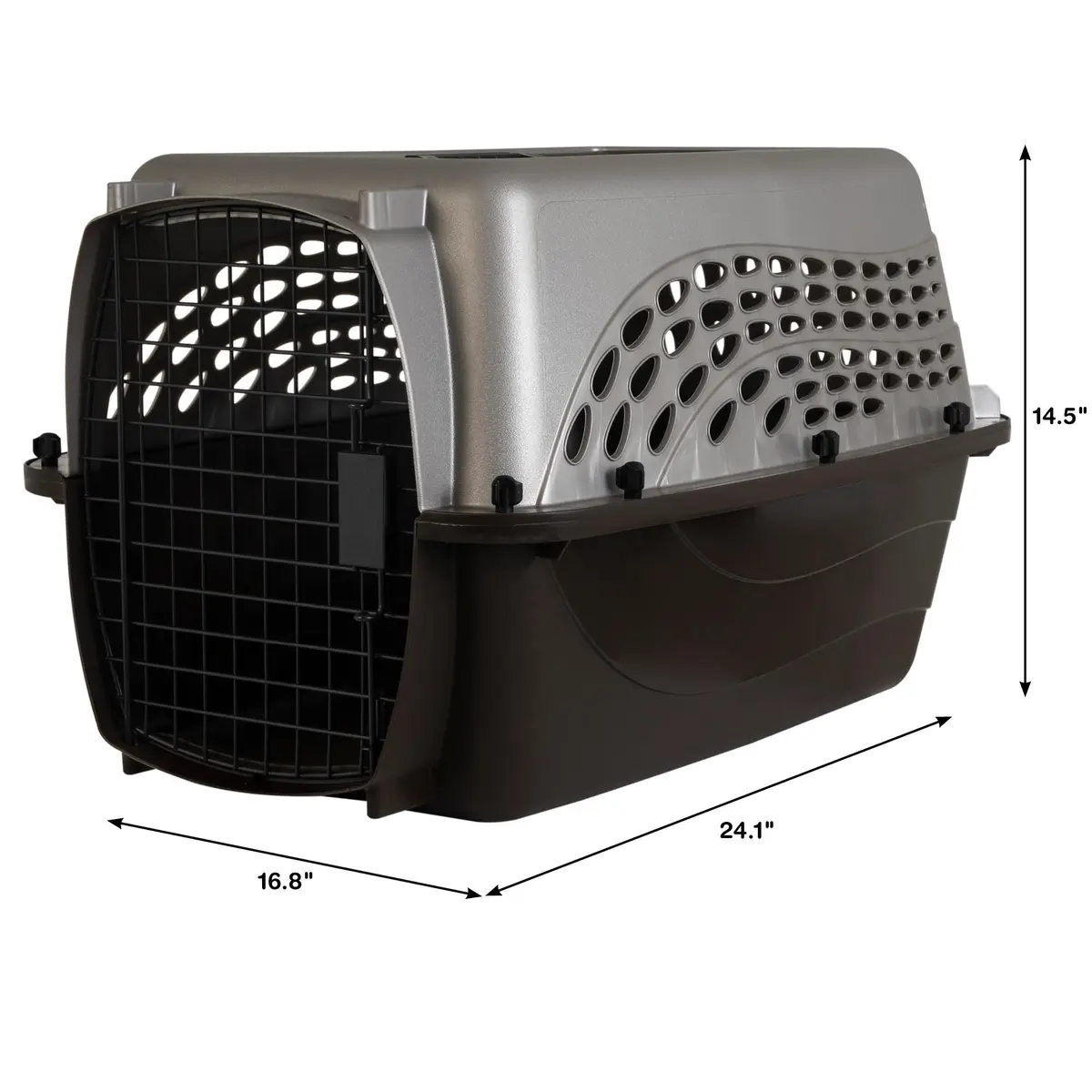 Petmate Dog Crate for Small Dogs & Cats 24in | Airline Approved, Easy to Clean, Durable Plastic - view 2