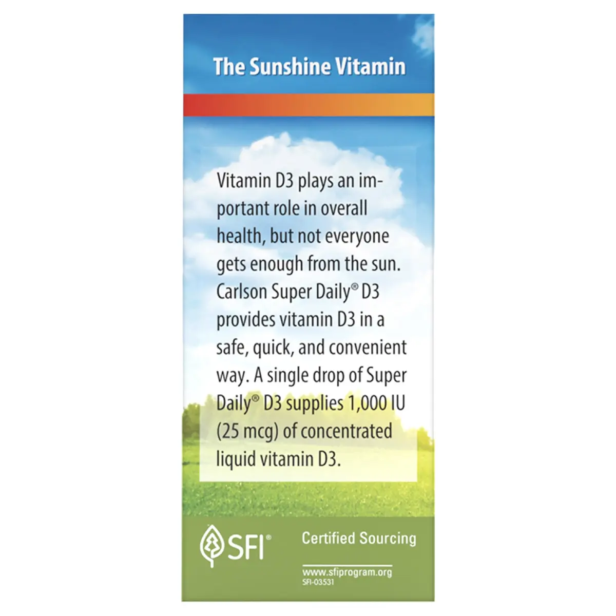 Carlson Super Daily D3 25 mcg | 365 Drops for Bone & Immune Support - view 9