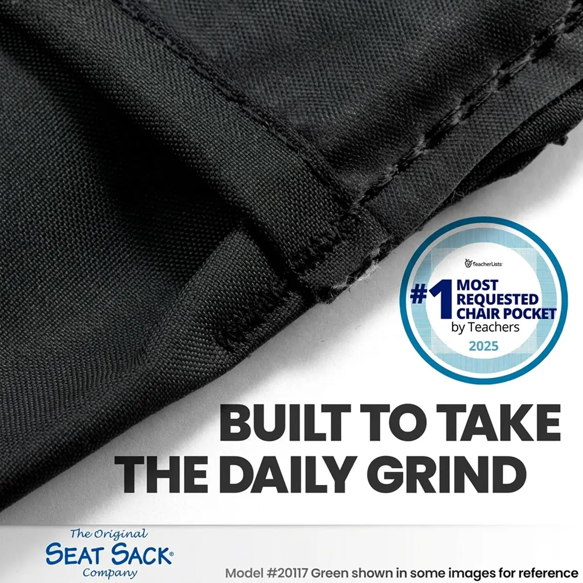 Seat Sack Student Chair Storage Pocket - 15" | Durable Over-the-Chair Organizer for Classrooms - view 3