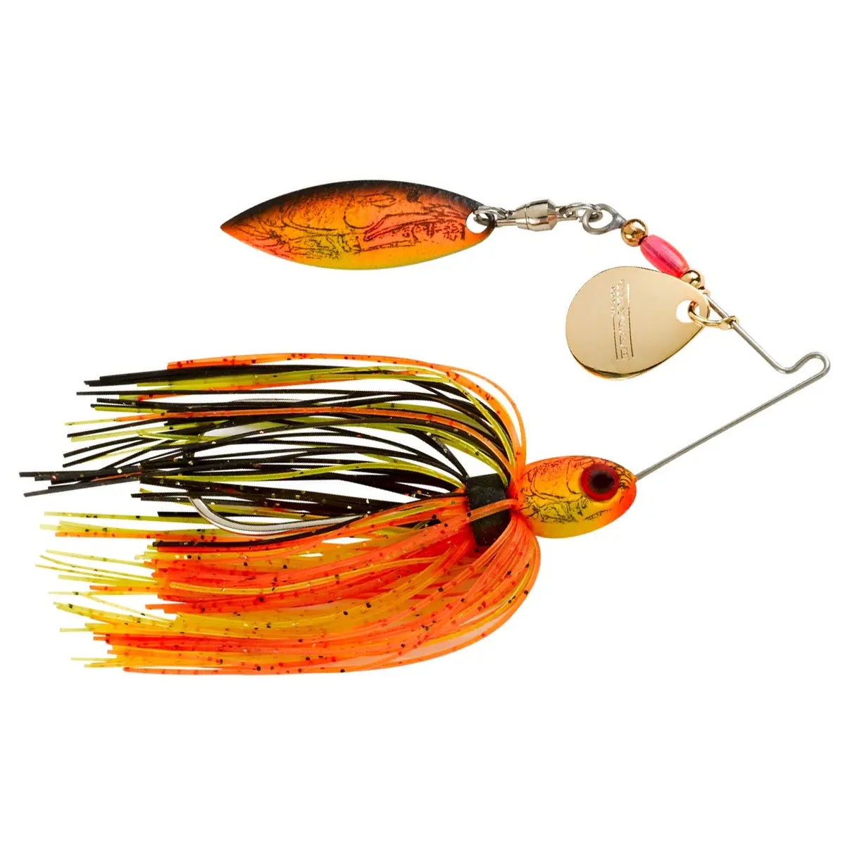 Booyah Pond Magic - Sunrise Craw - 3/16 oz - #0 Colorado/#3 Willow | Fish with Real Craw Action - view 2