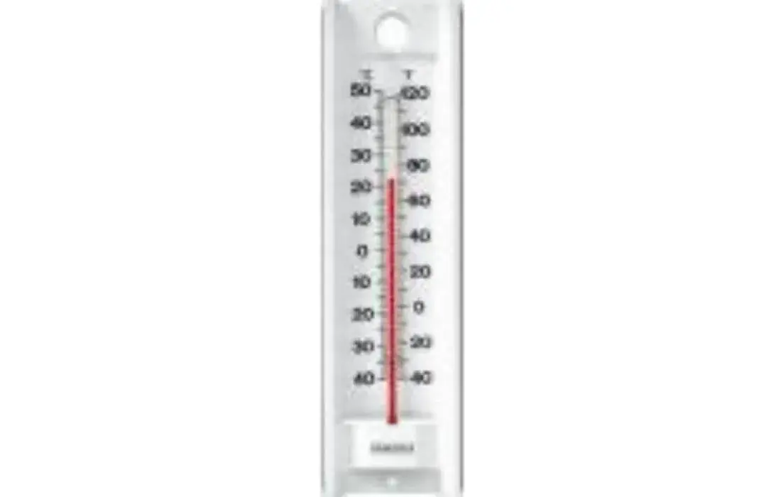 Taylor White 1 Pack Aluminum Thermometer -60F to 120F (-50C to 50C) | Indoor/Outdoor Weather Resistant - view 3
