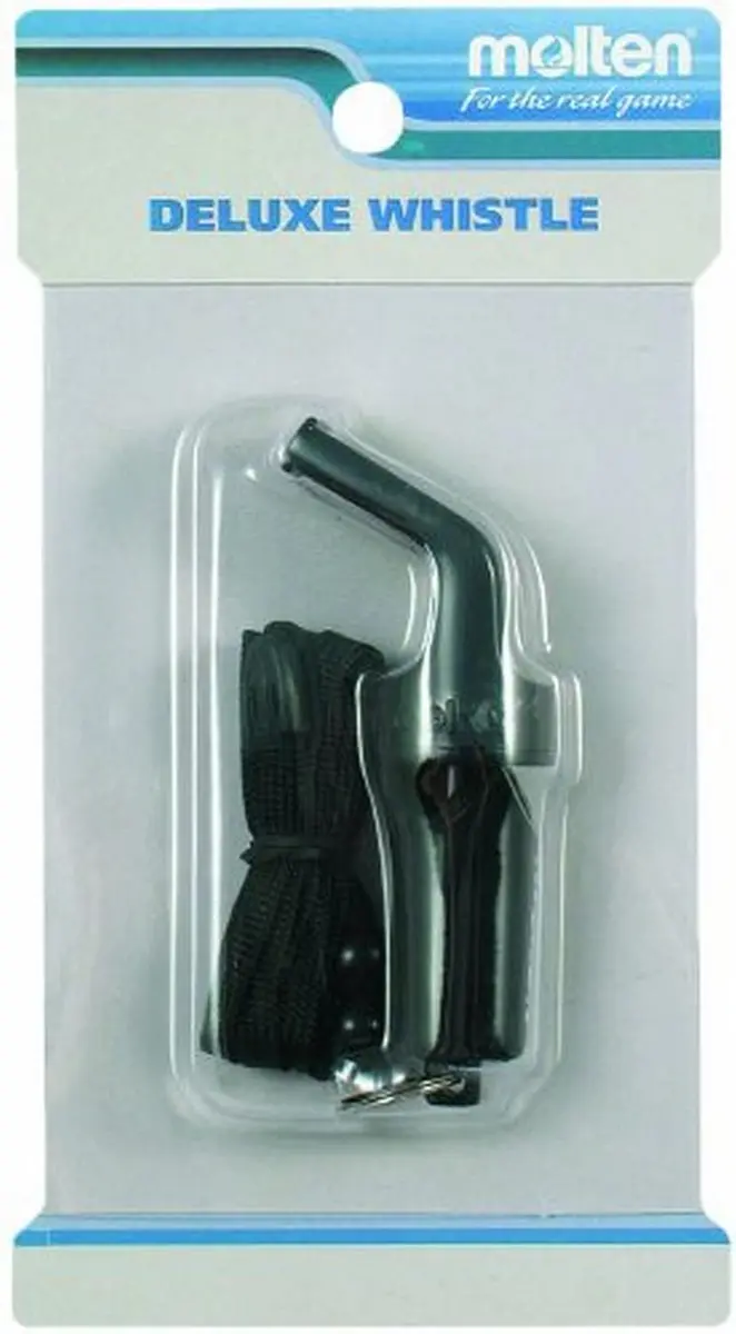 Molten Deluxe Pea-less Whistle (Black) | Coach & Referee Gear for Sports & Outdoors - main product image