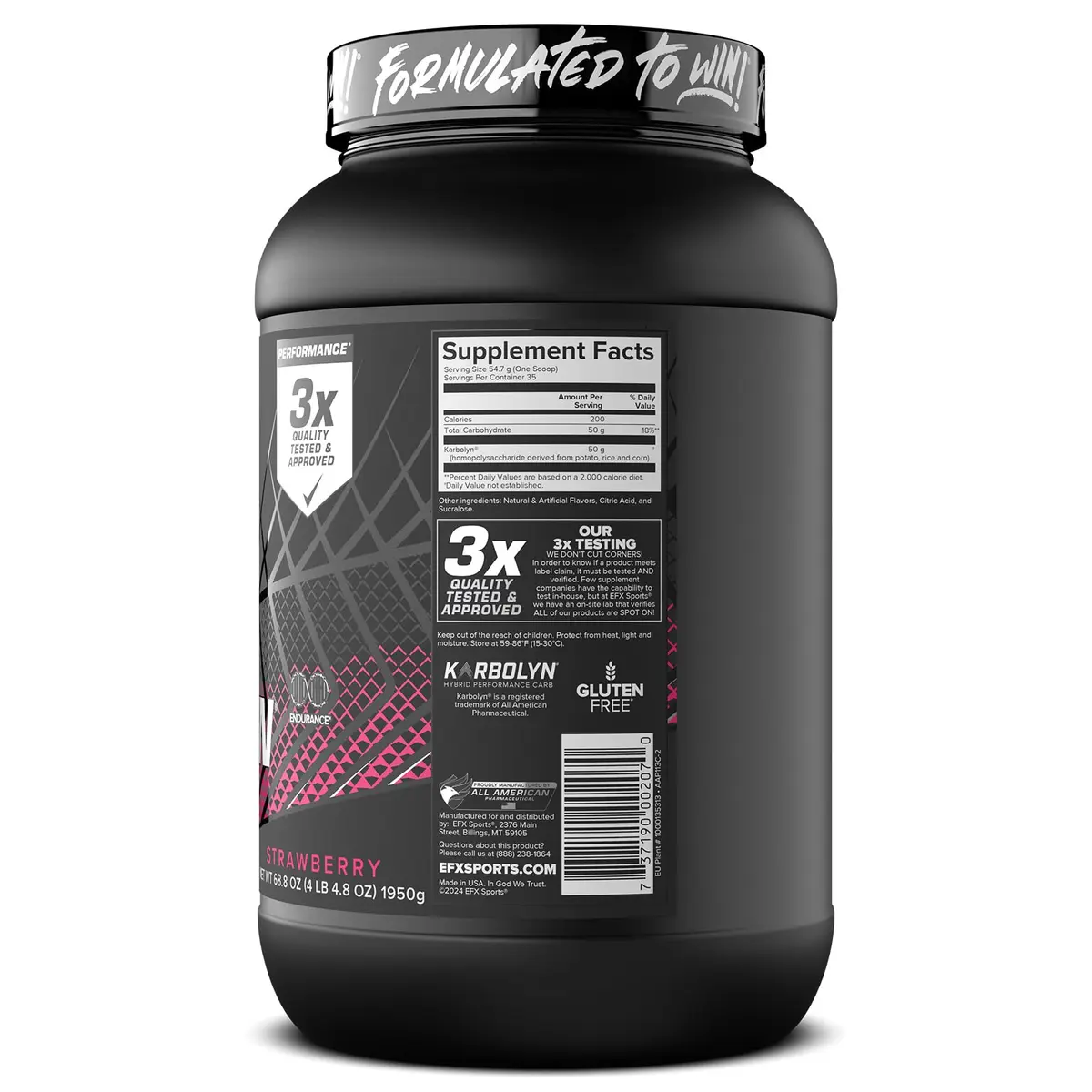 EFX Sports Karbolyn Fuel 4.4 Pound | Fast-Absorbing Carbohydrate Powder for Sustained Energy & Recovery - view 9