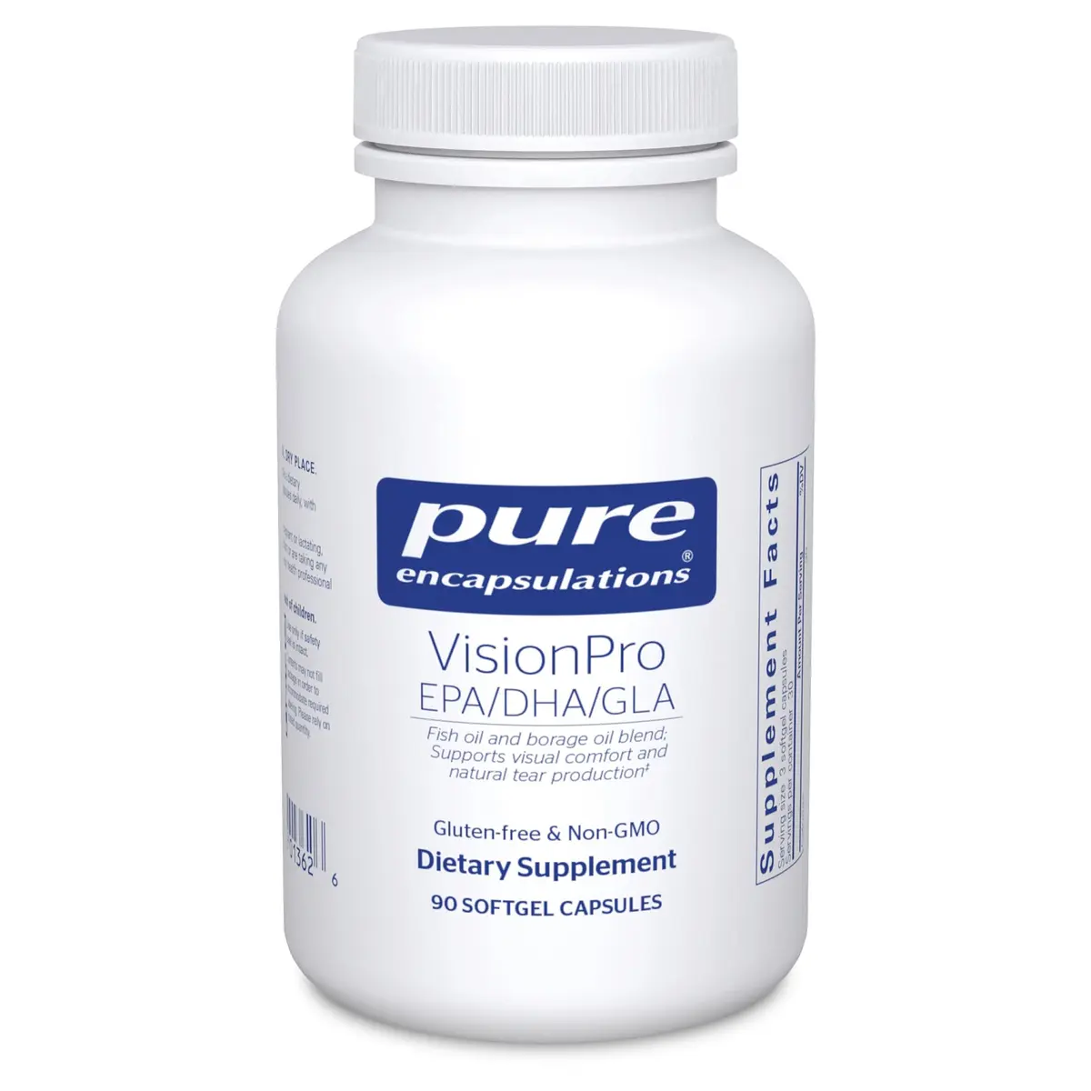 Pure Encapsulations VisionPro EPA/DHA/GLA 90 Softgel Capsules | Supports Eye Moisture & Tear Film - main product image