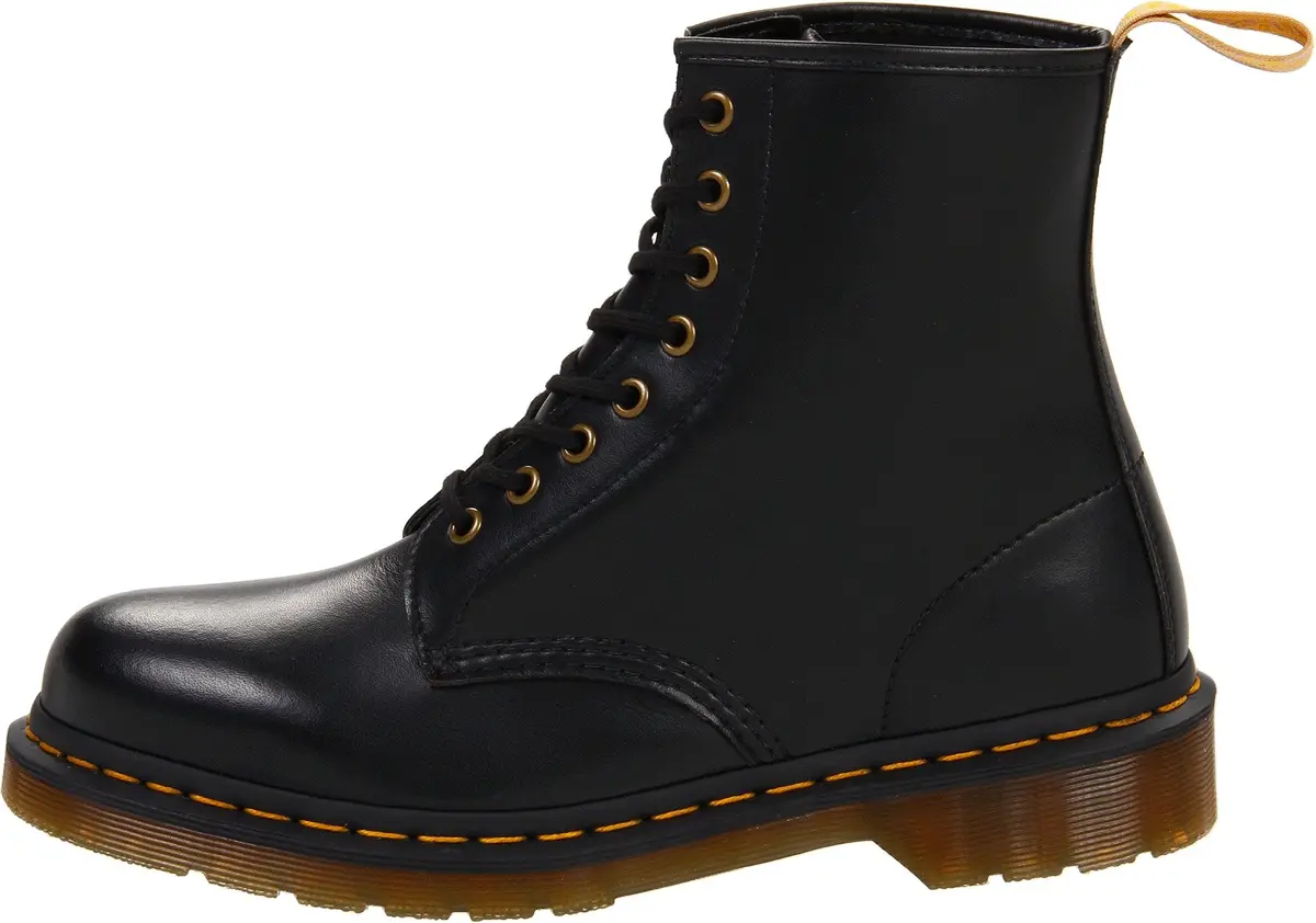 Dr. Martens Vegan 1460 8-Eye Boot | Durable, Unisex, Black Felix Rub Off, 8.5 Women/7.5 Men - view 3