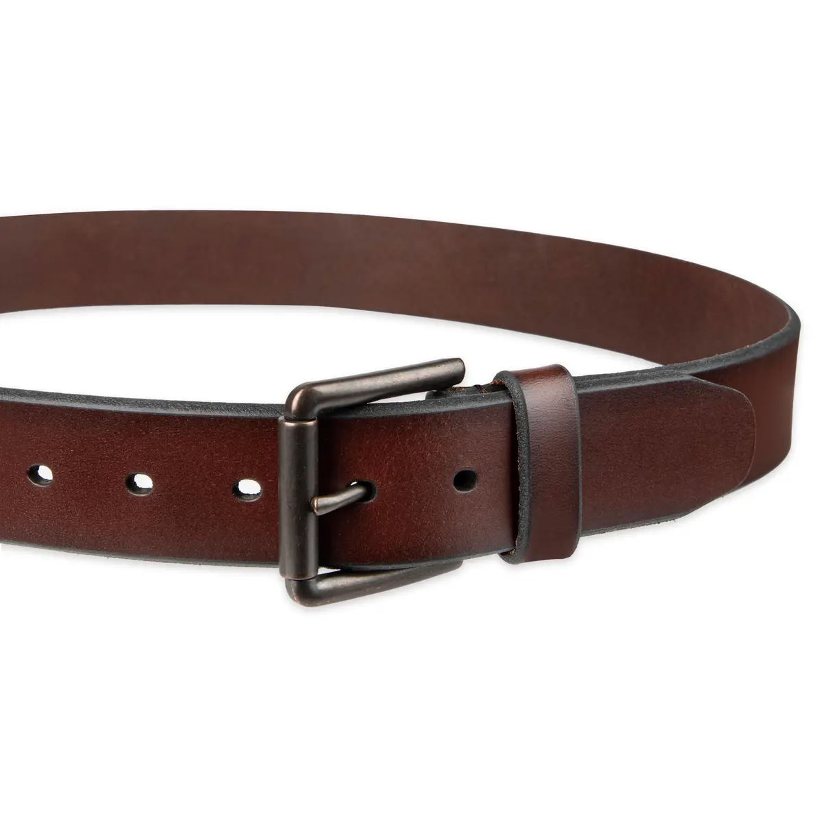 Dockers Mens Leather Casual Belt Brown 36 (1.5 inch) | Everyday Style with Roller Buckle - view 3