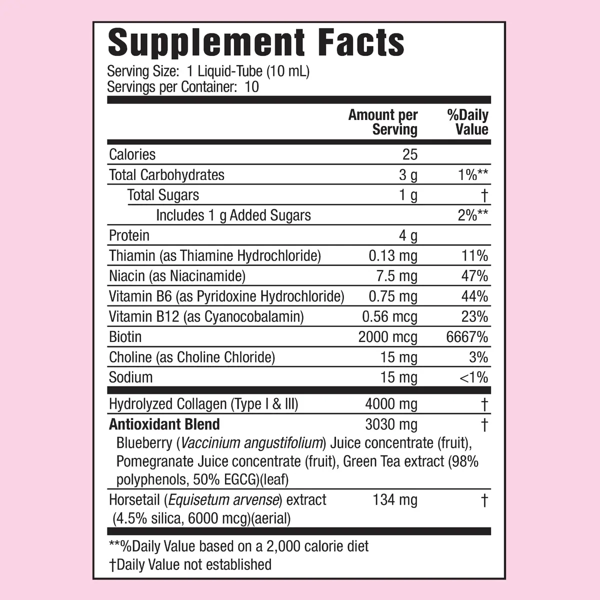 Applied Nutrition Liquid Collagen Skin Revitalization Beauty Drink | Supports Skin Elasticity & Moisture | Tropical Strawberry & Kiwi Flavor - view 2