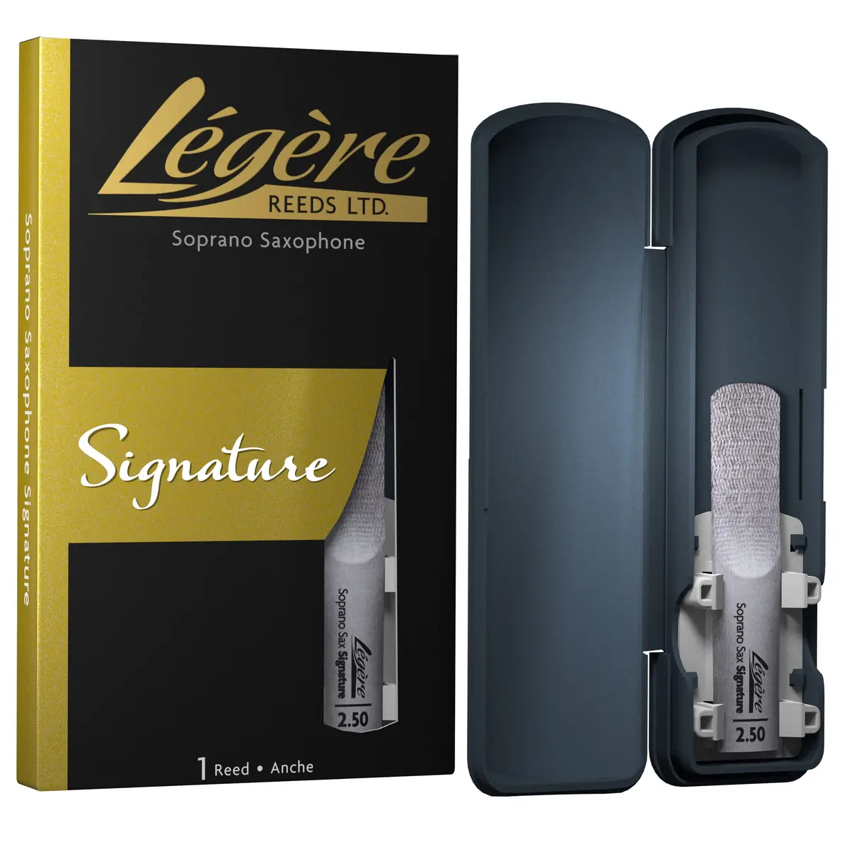 Legere Signature Synthetic Soprano Saxophone Reed 2.50 | Premium Durability, Ready to Play - main product image