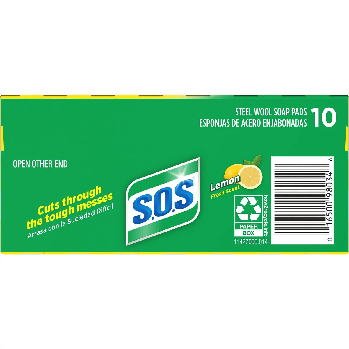S.O.S Steel Wool Soap Pads Lemon Fresh 60 Count | Tough on Grease, Gentle on Hands - view 4