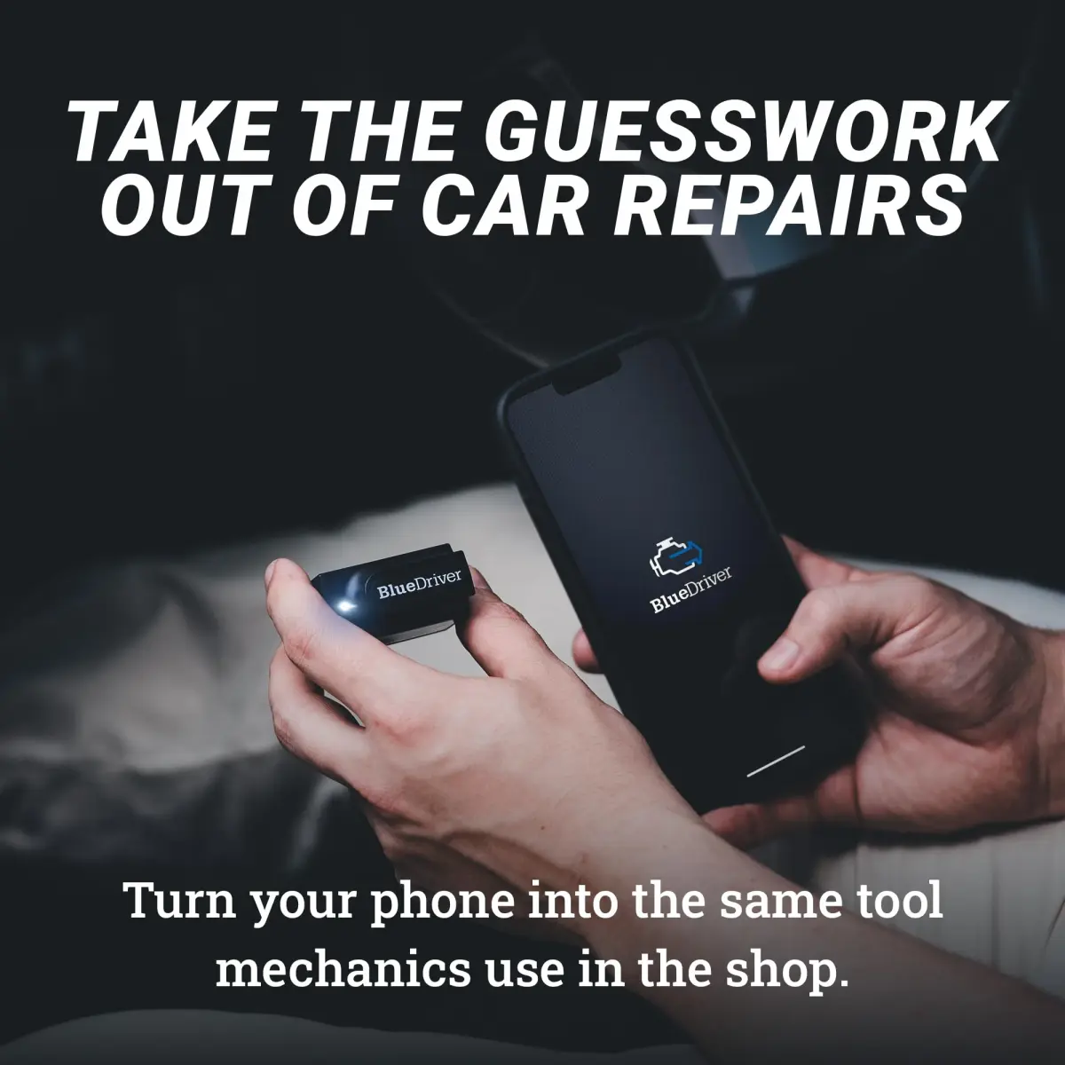 BlueDriver Bluetooth Pro OBDII Scan Tool for iPhone & Android | Diagnose Check Engine, ABS, SRS, Airbag & 7000+ Issues on Vehicles 1996+ - view 2