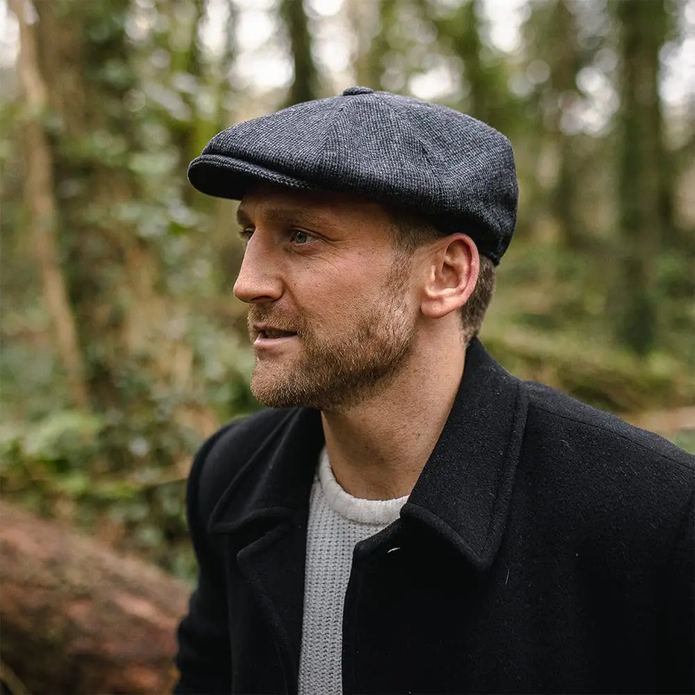 Jaxon & James Newsboy Cap Small Charcoal | Warm, Fully Lined Winter Hat for Women - view 4