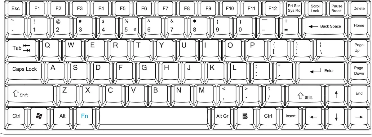 Perixx PERIBOARD-505H Wired Mini Keyboard with Built-in Trackball & 2 USB Hubs, Black 315mm (12.4") | Membrane Keys & 1000 DPI Trackball - view 9