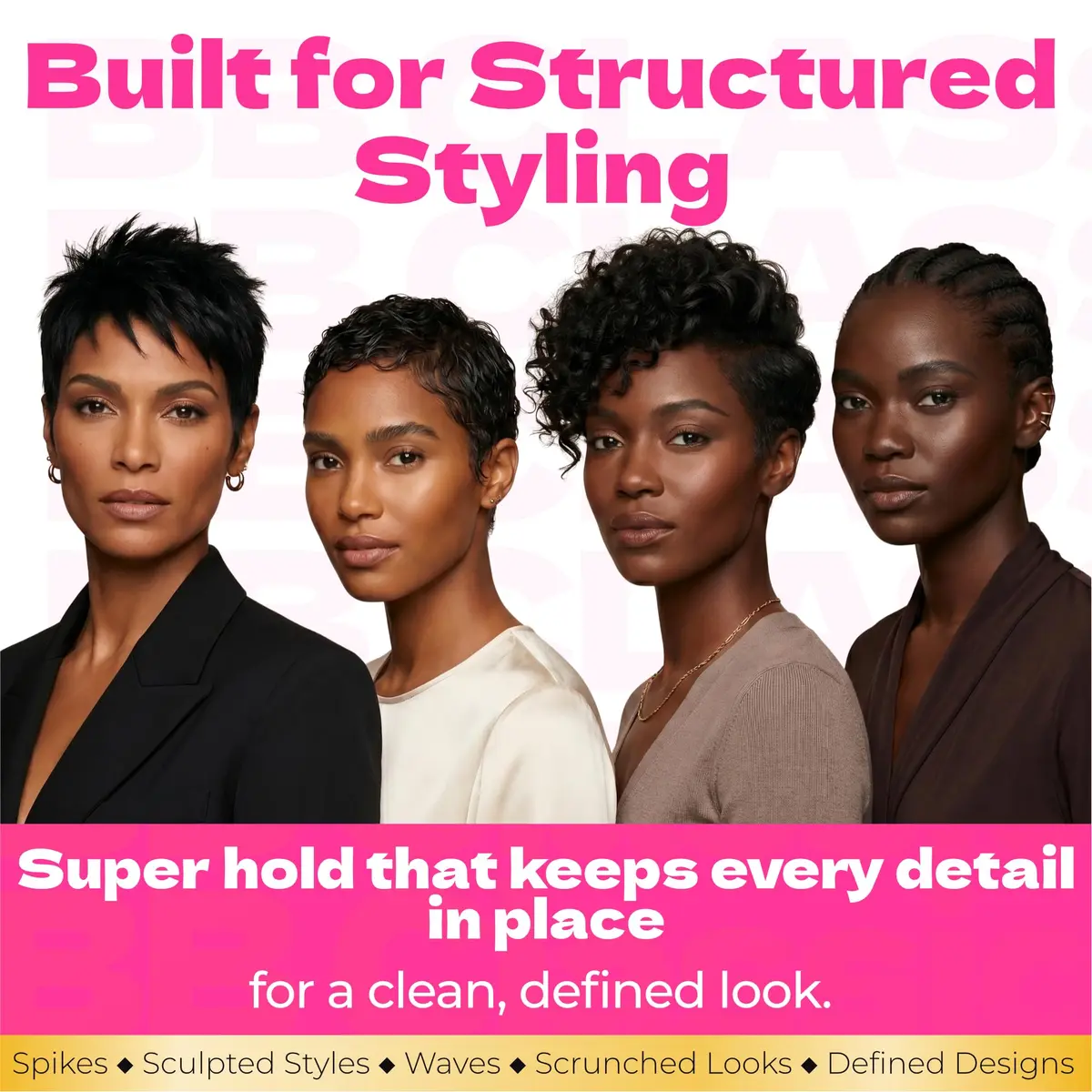 Bronner Bros Pump It Up Gold Styling Spritz 8oz | Super Hold Hair Spray for Defined Styles - view 5