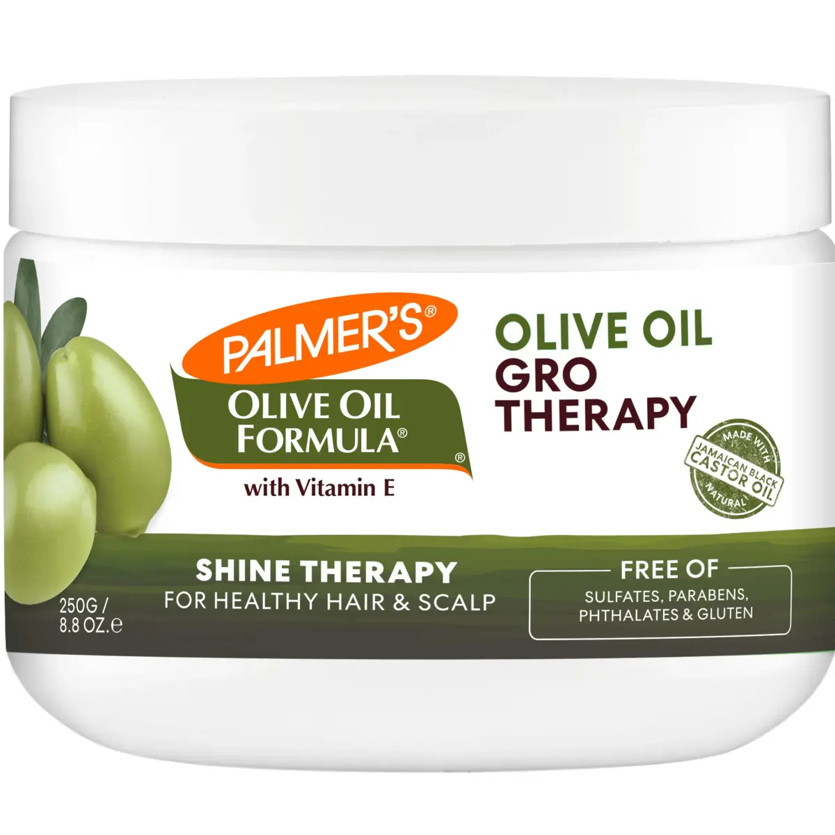 Palmer's Olive Oil Formula Gro Therapy Hair & Scalp Balm 520ml (17.6 Fl Oz) | For Dry, Frizzy, Damaged Hair - main product image