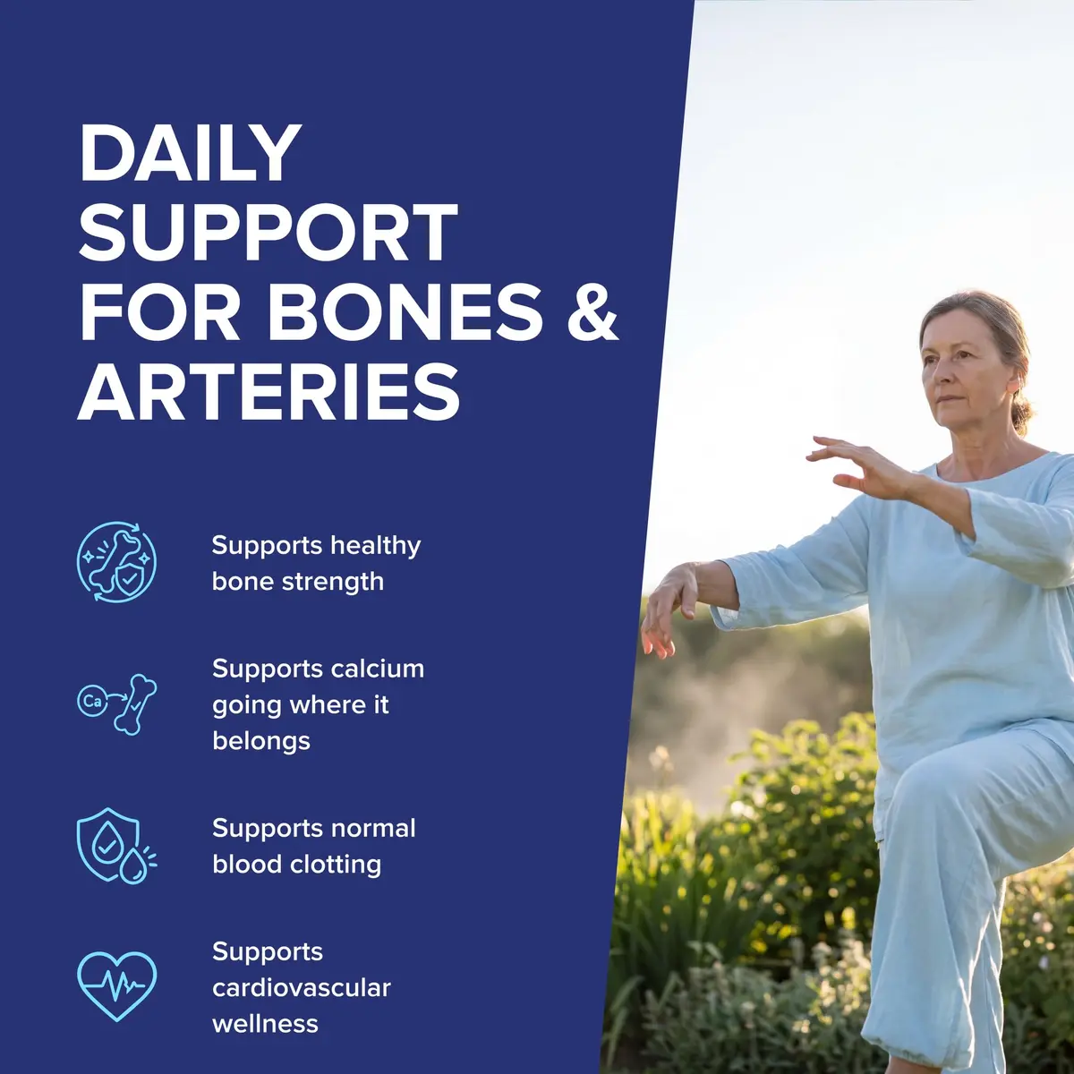 Superior Source Advanced Triple K, Vitamins K1 & K2 (MK-4), K2 (MK-7), 30Ct | Supports Bone & Heart Health - view 3