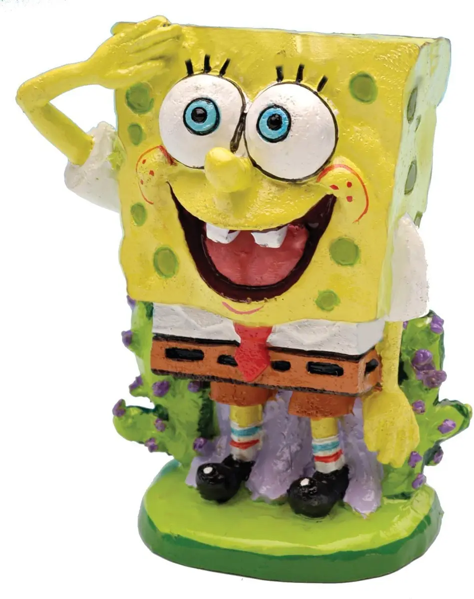 PennPlax SpongeBob Aquarium Ornament Set 2" - Officially Licensed Fish Tank Decor for Saltwater & Freshwater - view 7