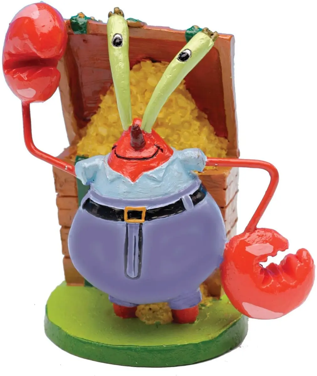 PennPlax SpongeBob Aquarium Ornament Set 2" - Officially Licensed Fish Tank Decor for Saltwater & Freshwater - view 3