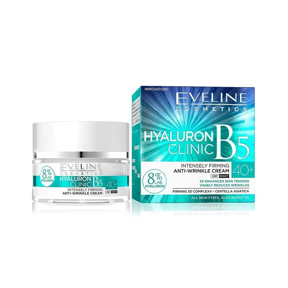 Eveline bioHyaluron Concentrated Face Day and Night Cream 50 ml | Supports skin youth & hydration - main product image