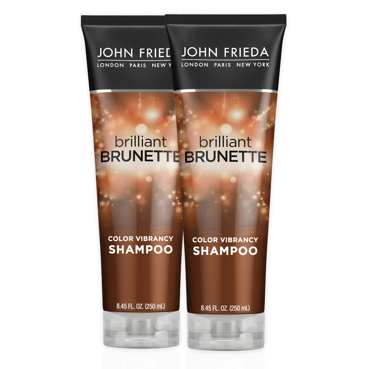 John Frieda Brilliant Brunette Color Boosting Shampoo 500ml (16.9 Fl Oz) | Enhances and Protects Multi-Dimensional Tones - main product image
