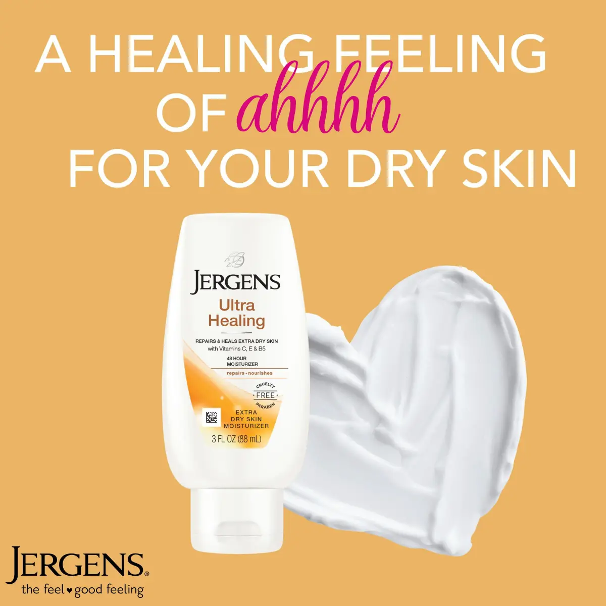 Jergens Ultra Healing Dry Skin Lotion, Hand and Body Moisturizer 261 ml (9 Fl Oz) | Hydrates Extra Dry Skin - view 7