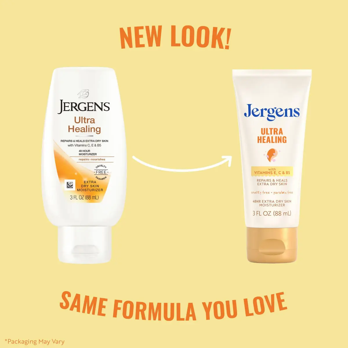 Jergens Ultra Healing Dry Skin Lotion, Hand and Body Moisturizer 261 ml (9 Fl Oz) | Hydrates Extra Dry Skin - view 2