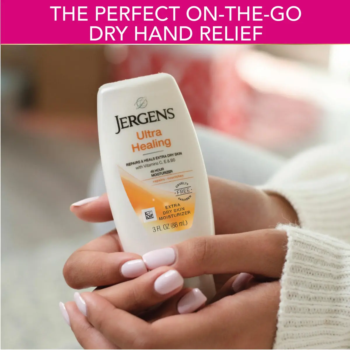 Jergens Ultra Healing Dry Skin Lotion, Hand and Body Moisturizer 261 ml (9 Fl Oz) | Hydrates Extra Dry Skin - view 4