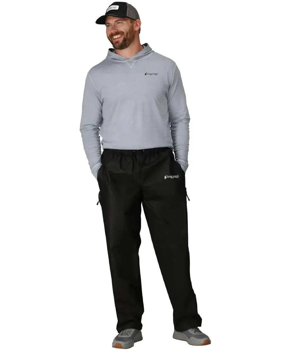 FROGG TOGGS Men's Bull Frogg Waterproof Rain Pant, Medium | Breathable, Wind-Resistant, Fully Taped Seams - main product image