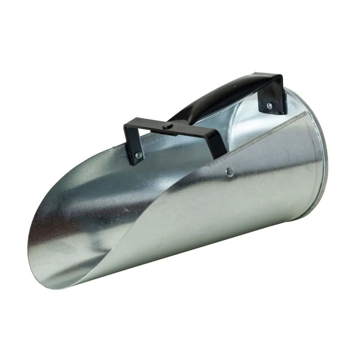 FARM-TUFF Galvanized Livestock Feed Scoop, 2qt Capacity | Rust-Resistant Metal Grain & Seed Scoop with Easy-Grip Handle - main product image