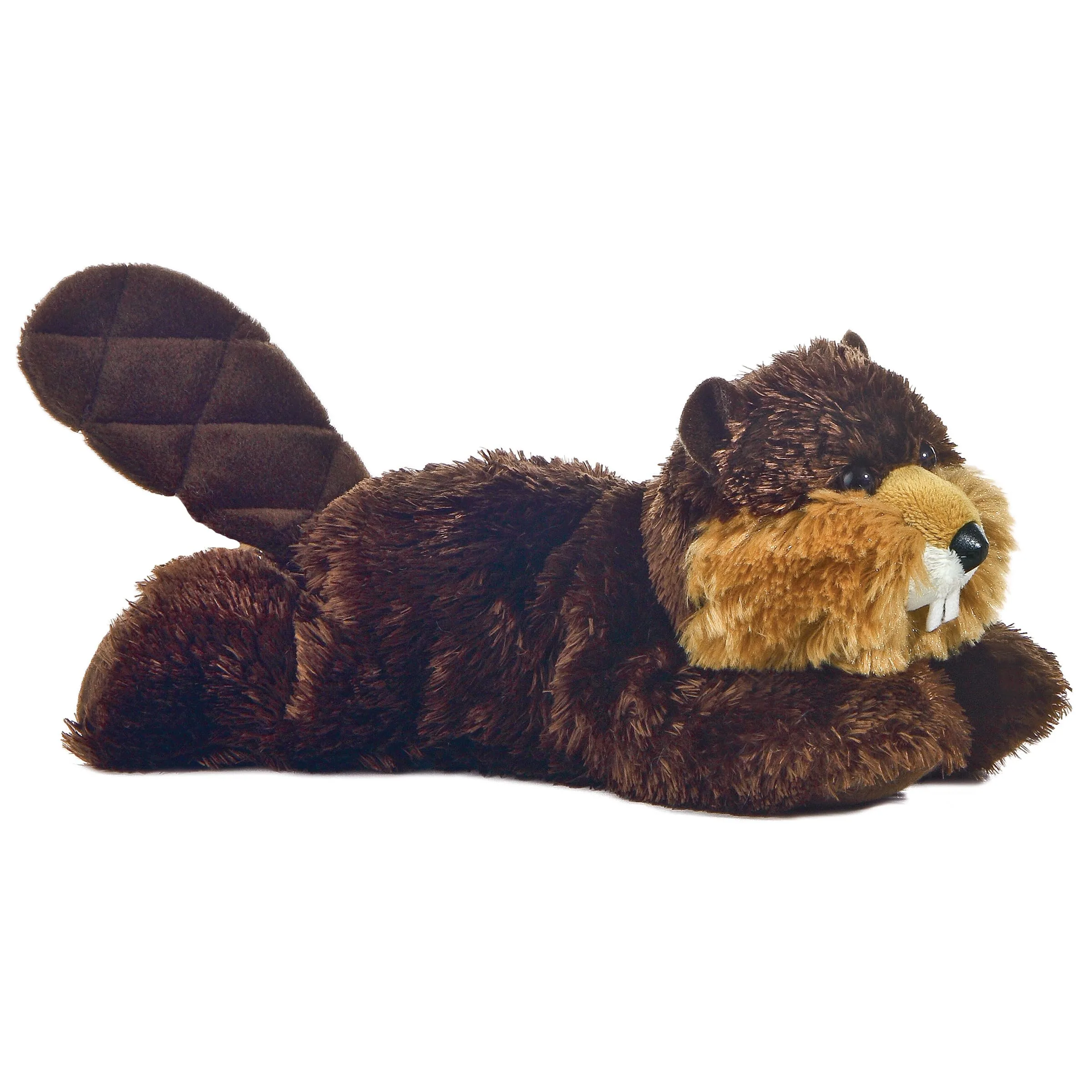 Aurora Adorable Mini Flopsie Builder Beaver Stuffed Animal 8 Inches | Soft, Cute, and Lovable Plush Toy for All Ages - main product image