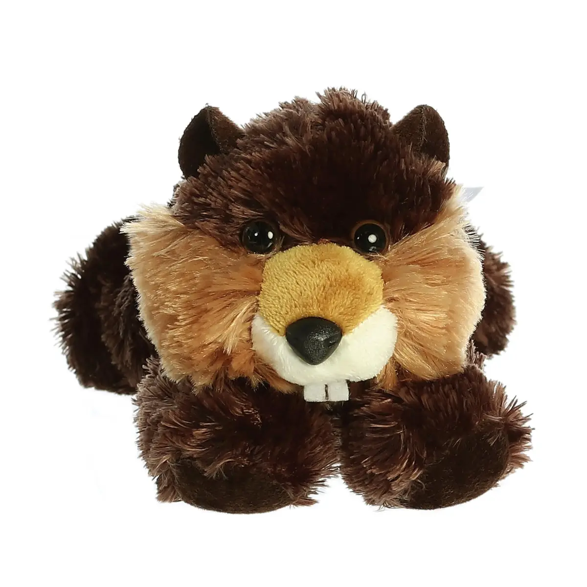 Aurora Adorable Mini Flopsie Builder Beaver Stuffed Animal 20.3cm (8 Inches) | Soft, Cute, and Lovable Plush Toy for All Ages - view 4