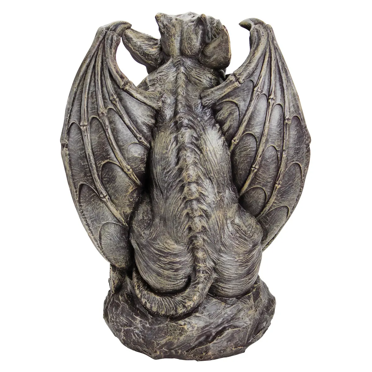 Design Toscano JE11211701 Silas The Sentry Gargoyle Indoor/Outdoor Gothic Decor Statue, 24 Inches Tall | Handcast Polyresin, Grey Stone Finish - view 3