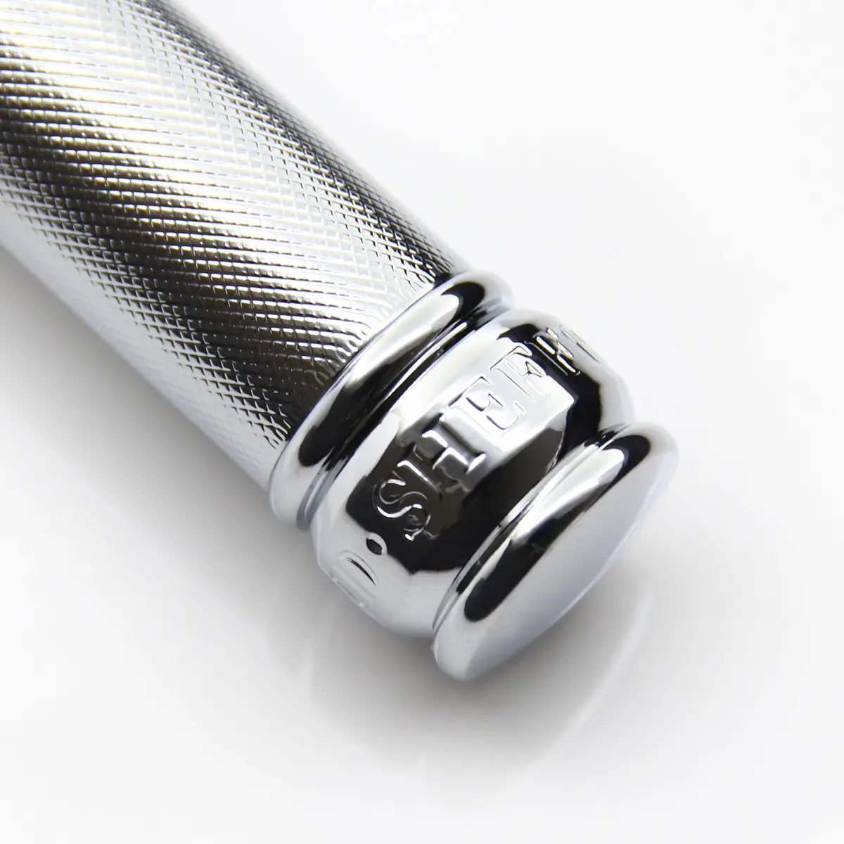 Edwin Jagger Double Edge Safety Razor With Long Handle (Blue) (Barley) | Classic Wet Shaving Tool for Men - view 5