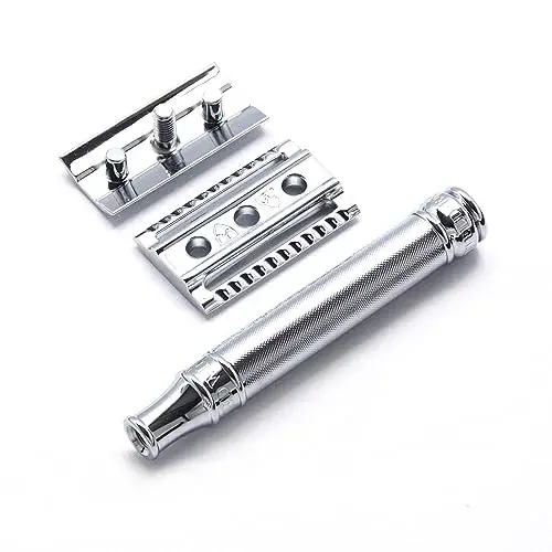 Edwin Jagger Double Edge Safety Razor - Barley, Regular Handle - view 3