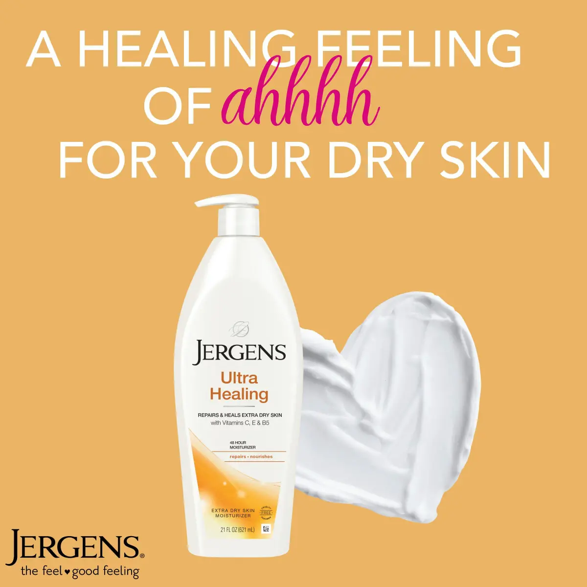 Jergens Ultra Healing Dry Skin Moisturizer 621 ml (21 Fl Oz) | Dermatologist Tested for Extra Dry Skin - view 7