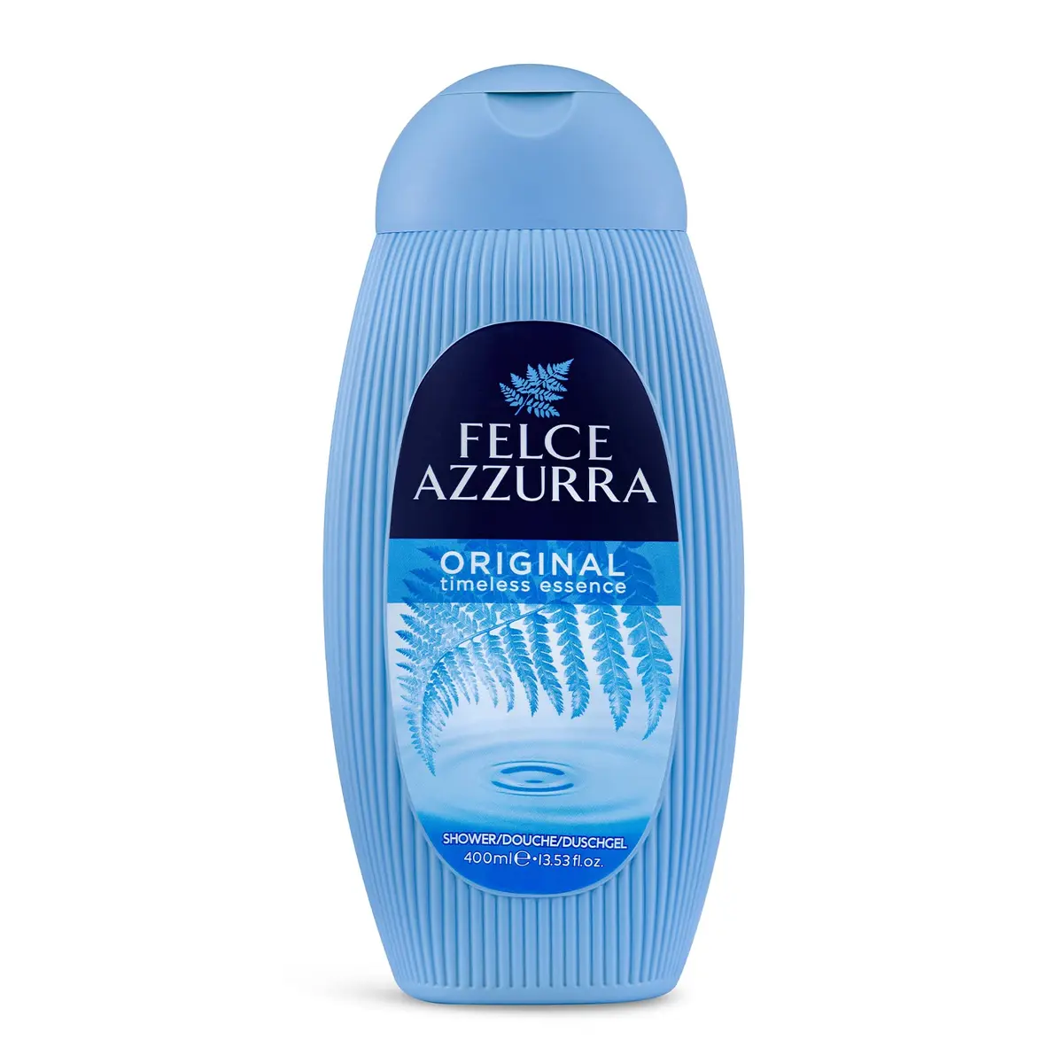 Felce Azzurra Classic Shower Gel 400ml (13.5 Fl Oz) | Gentle, Scented, Natural Formula - main product image