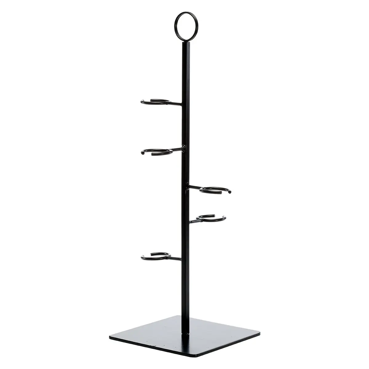 Oenophilia Amelia Flight Wine Server 5-Stem | Cascading Steel Design for Wine Flights - view 2
