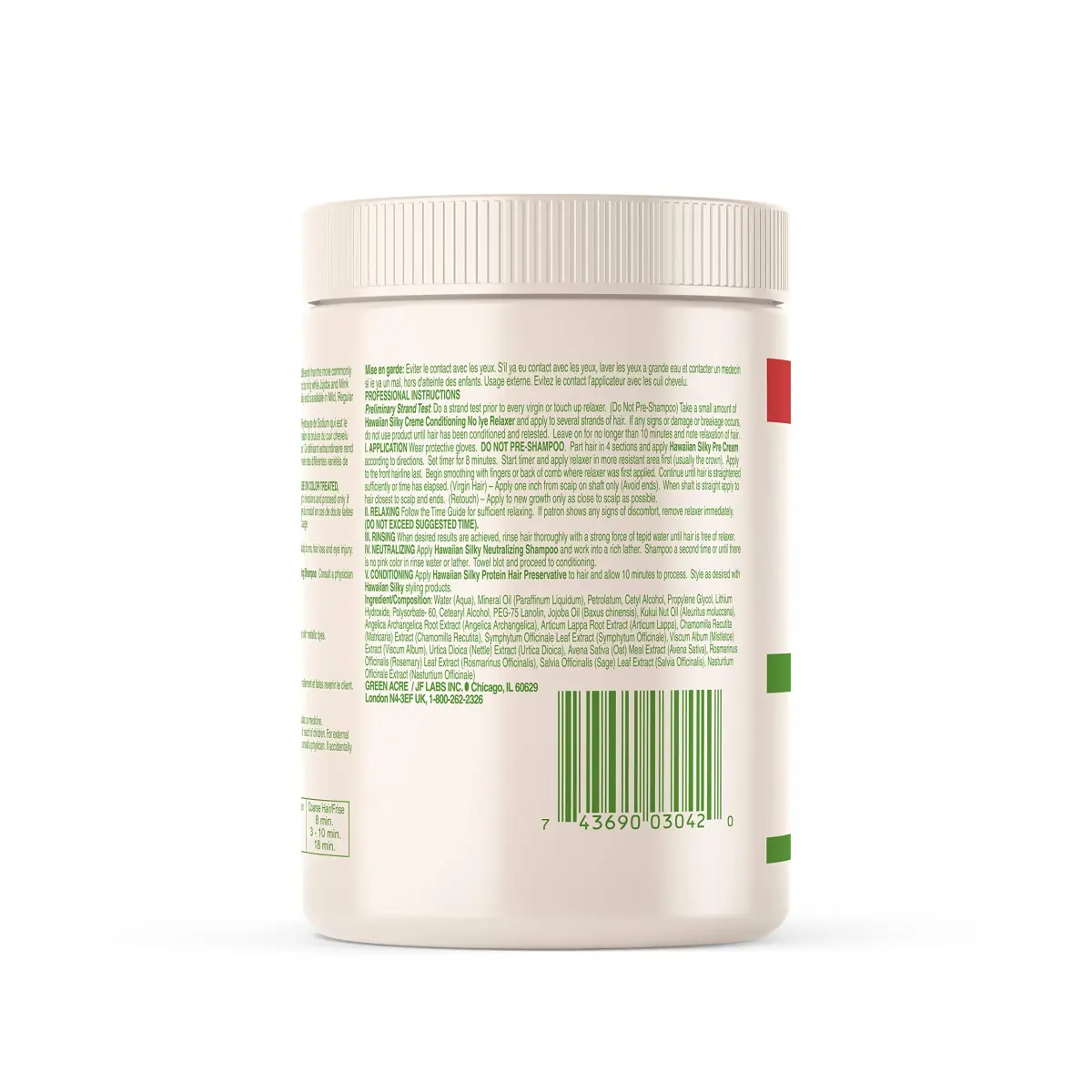 Hawaiian Silky No Lye Relaxer Super 591ml (20 Ounce) | Gentle Straightening for Coarse Hair - view 3
