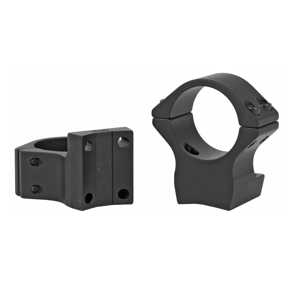Talley X-Bolt Scope Mounts - 940735 1" Tube Diameter Medium Black Anodized Mounting Rings - F .540", R .615" Height | Precision American Engineering - view 2