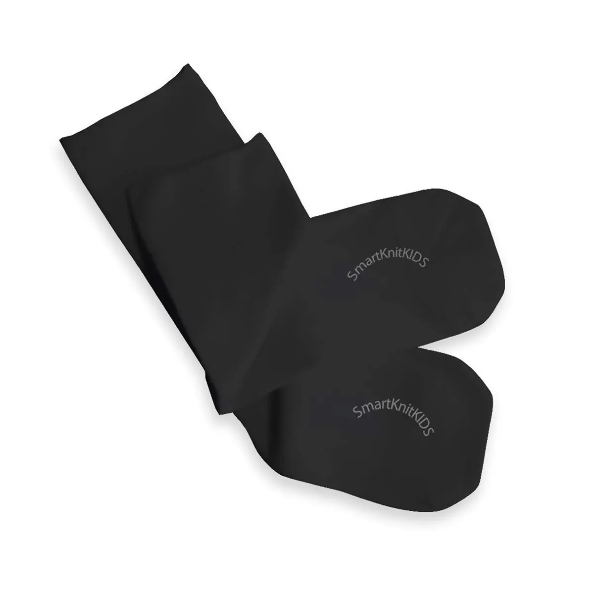 SmartKnitKIDS Seamless Socks for Sensory Issues | Made in USA, Knee Length, Black - main product image