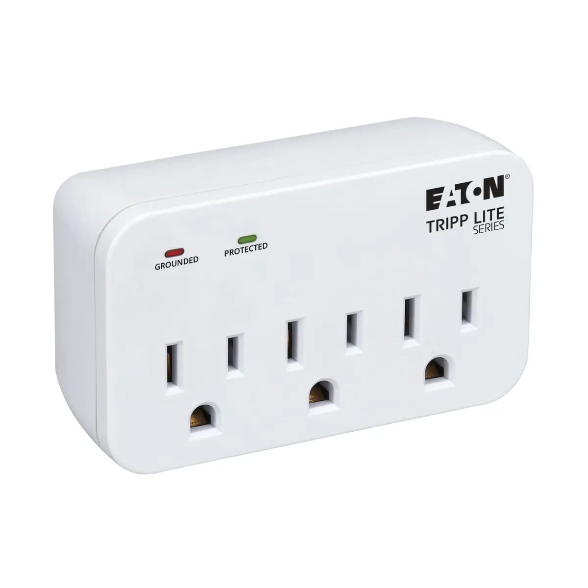 TRIPP LITE Surge Protector 3 Outlets | 660 Joules, Compact, UL Certified, Lifetime Warranty - main product image