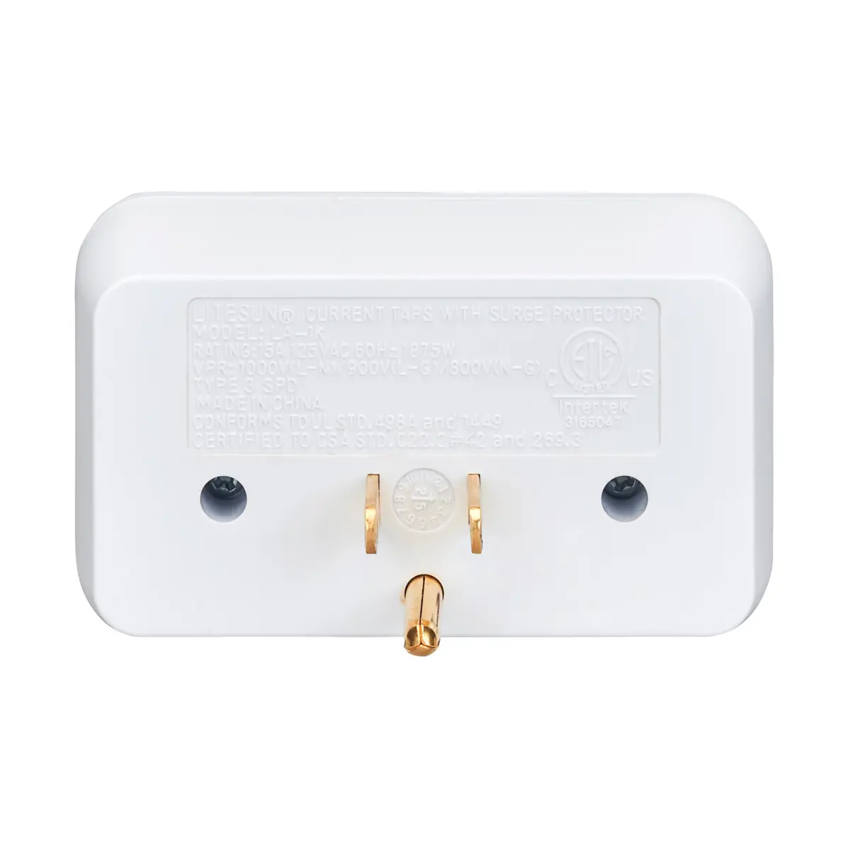 TRIPP LITE Surge Protector 3 Outlets | 660 Joules, Compact, UL Certified, Lifetime Warranty - view 7