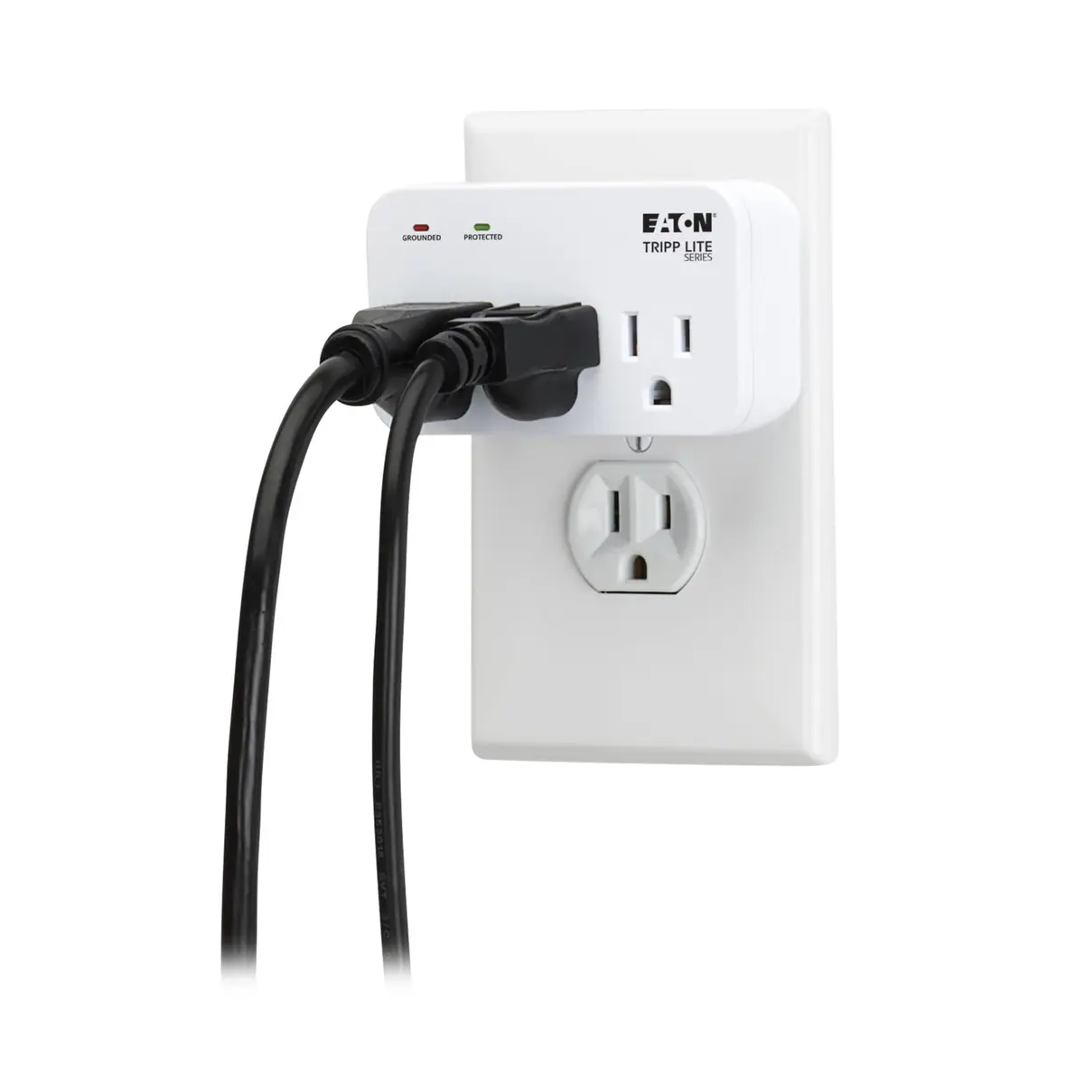 TRIPP LITE Surge Protector 3 Outlets | 660 Joules, Compact, UL Certified, Lifetime Warranty - view 2