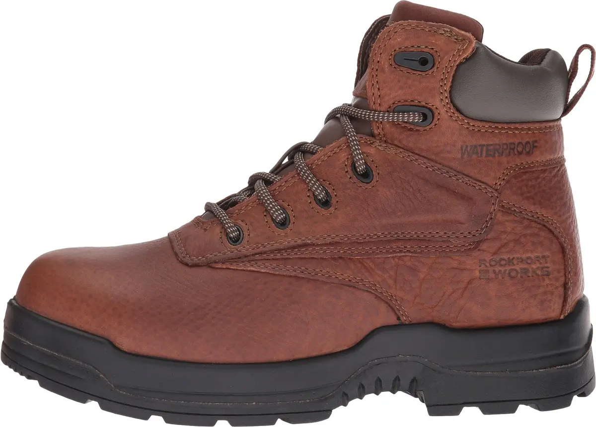 Rockport 6" Work Boot Waterproof Composite Toe Size 10 | Safety & Comfort - view 2