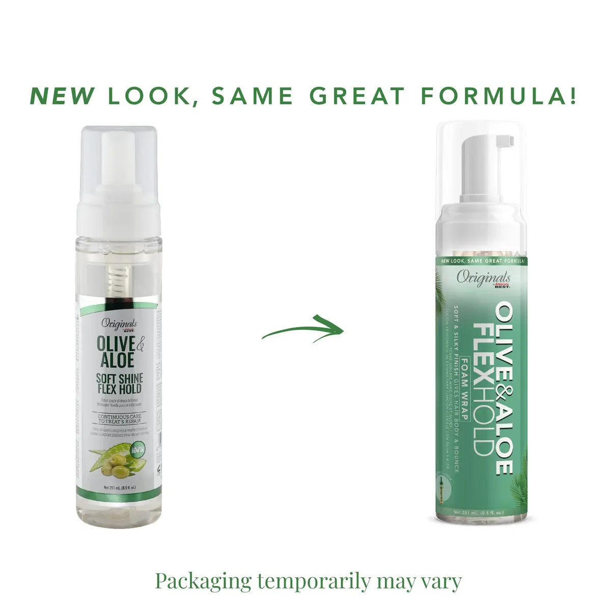 Originals by Africa's Best Olive Oil Foam Wrap Lotion 255ml (8.5oz) | Natural Conditioning Flexible Hold - view 2