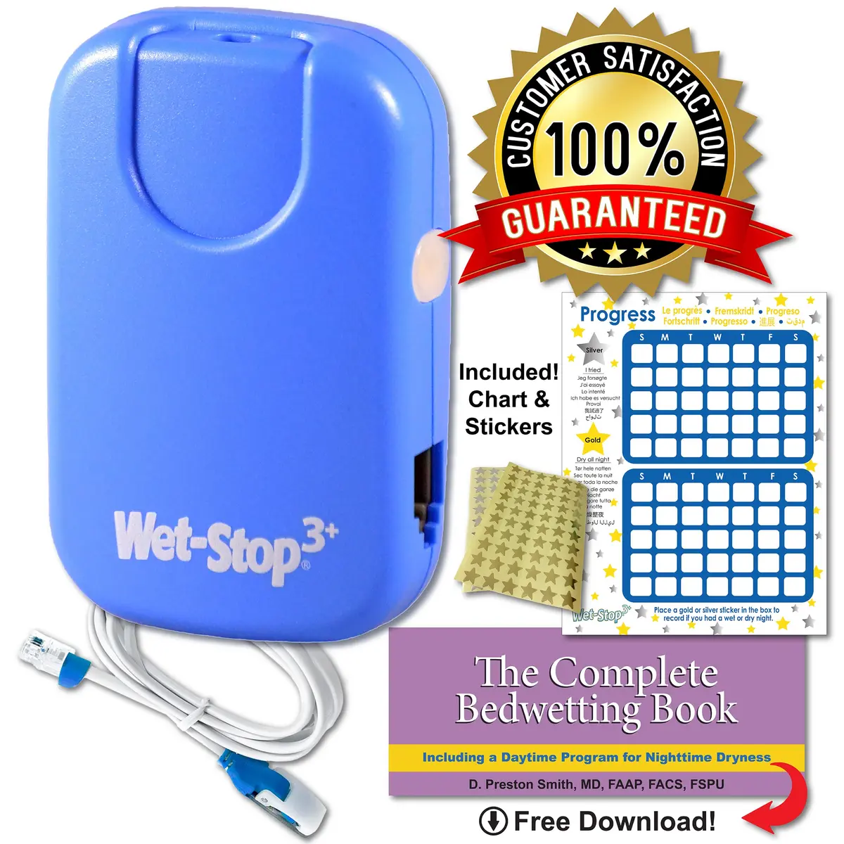 Wet-Stop 3+ Bedwetting Enuresis Alarm with Loud Sound & Vibration for Boys/Girls | Clinically Proven Solution - view 6