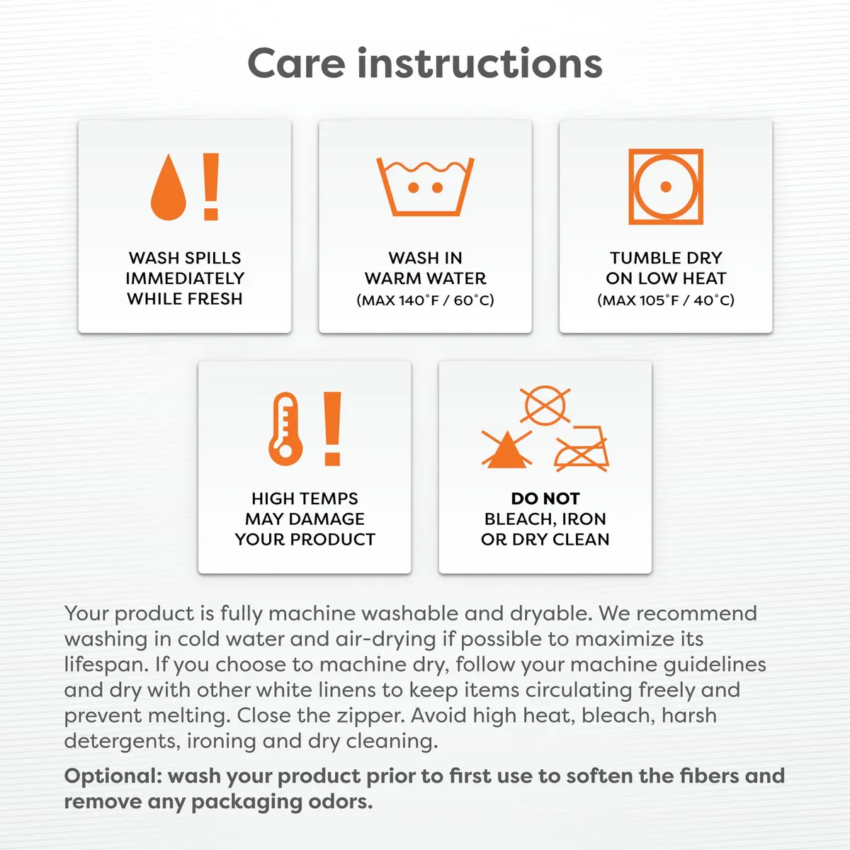 Hospitology Products Zippered Mattress Encasement Twin 38"x75" (96.5cm x 190.5cm) | Waterproof Bed Bug & Dust Mite Protection - view 7