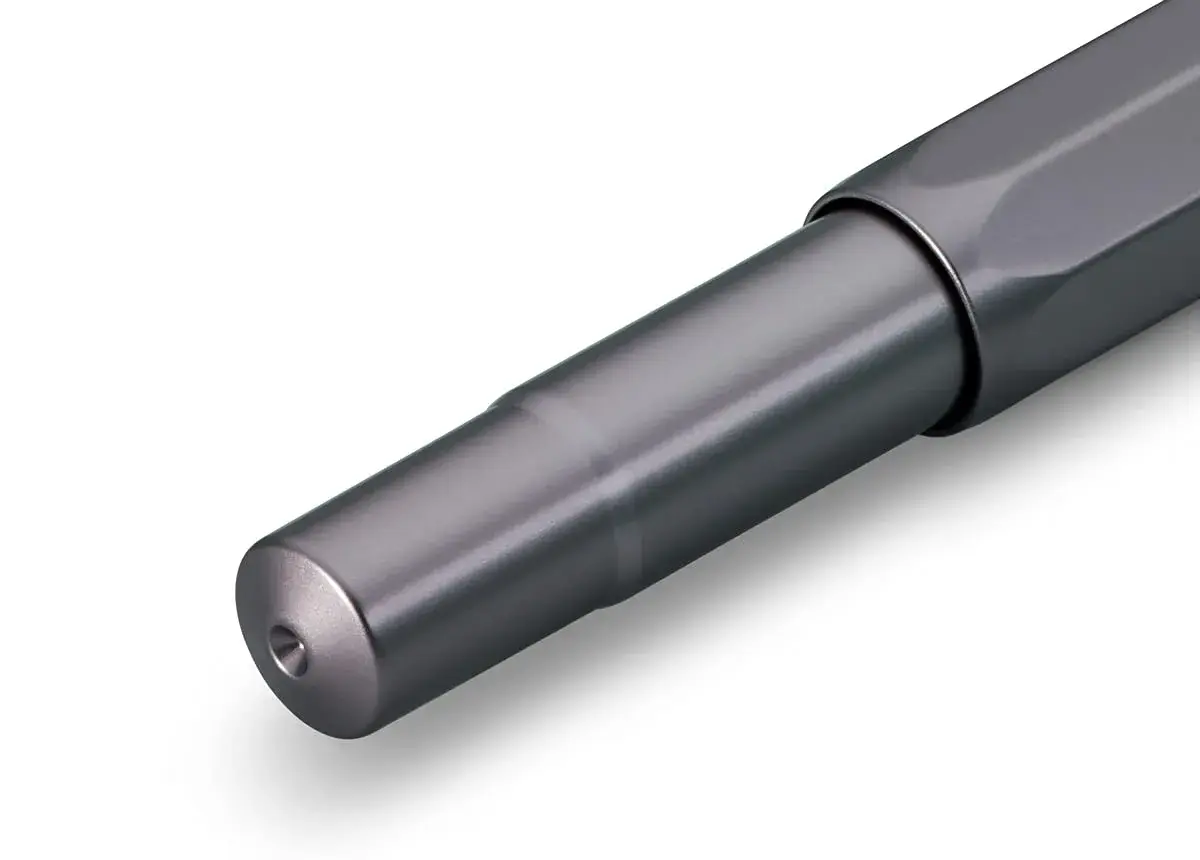 Kaweco AL SPORT Fountain Pen Anthracite Medium Nib | Premium Aluminium Body, Made in Germany Nib - view 5